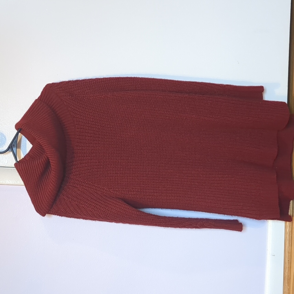 Cozy Red Turtleneck Sweater